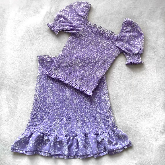 Purple and White Floral Set 💜🤍 - Picture 1 of 3